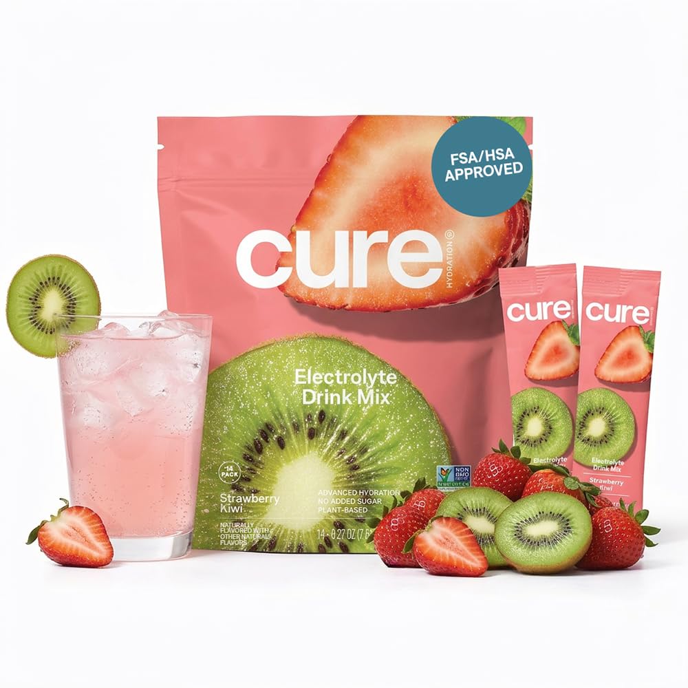 Cure Hydration ... Kasvi-Based Electrolyte Drink Mix... Ei lisättyä sokeria FSA-HSA...