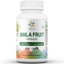 Amla Capsules 1500mg -120 Veg kapslar. Rå och ren naturlig vitamin C, ökar naturligtvis immunitet, hud glöd, energi och rikliga antioxidanter. Hela grön superfod näring. Icke GMO-Gluten gratis.