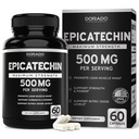 Epicatechin Extract 500 mg Per Serving (60 kapselia) Myostatiini Inhibiittori, Myostatiini Blocker Lean Muscle, Typpioksidi, Kestävyys & Endurance