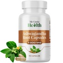 Ashwagandha juurijauhekapselit 1300mg, Kapselin aineenvaihduntatuki naisille ja miehille, immuuni- ja mielialatuki, Ashwamag GMO vapaa energiatuki ja unituki 90 kapselia