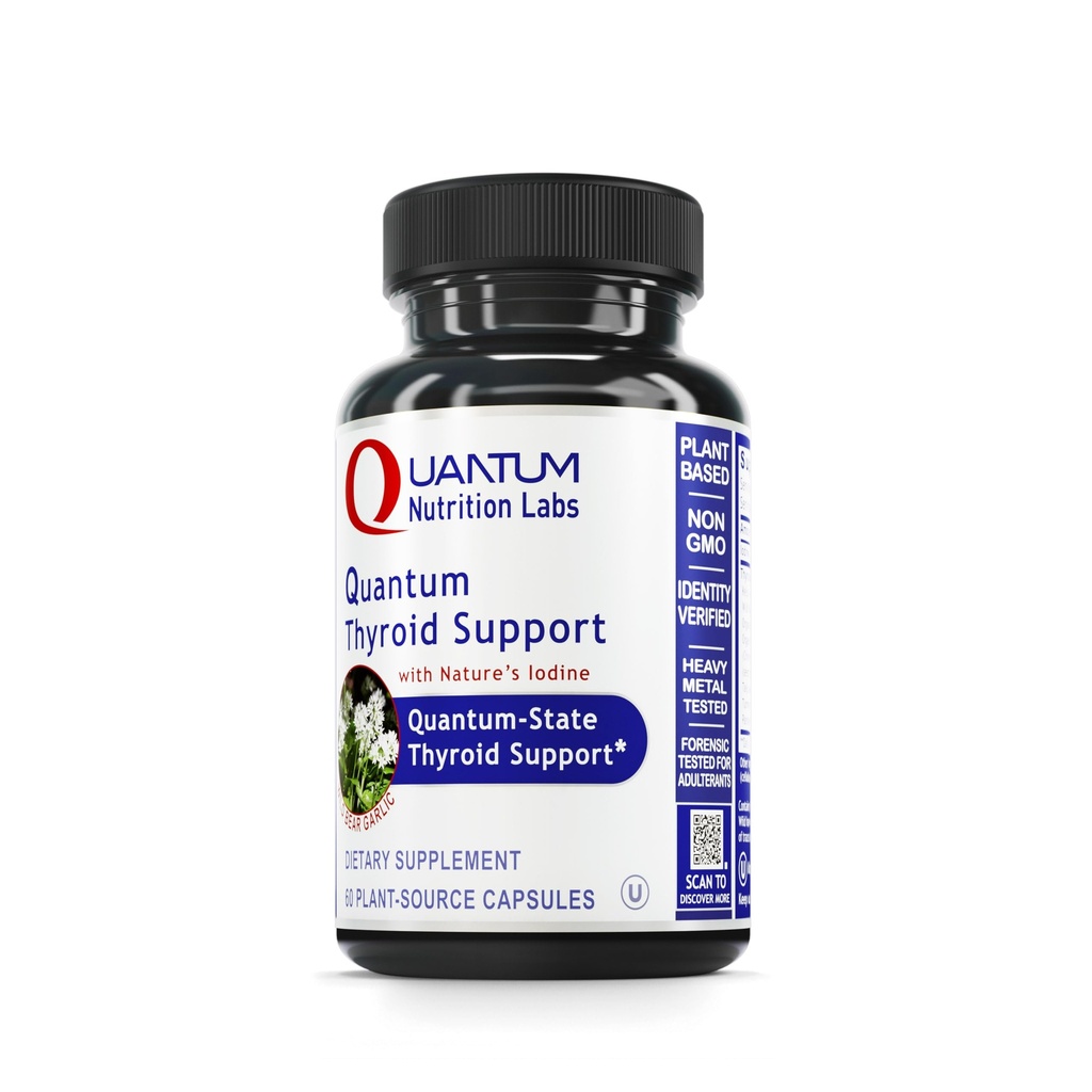 QNL Kilpirauhasen tuki täydentää - Pure Kilpirauhasen tuki Complex - Aids Hormonal Balance for Women & Men - Vegan Kilpirauhasen Complex - ominaisuudet Jodi - 60 Plant-Source Kapselit