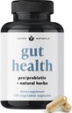All-in-One Gut Health w/Probiootit, Prebiootit, Digestio-tuki Yrtit, ja Adaptogens - Vuotava Gut Repair Formula tukemaan Gut Lining, Apua Digestion, ja edistää hyviä bakteerit