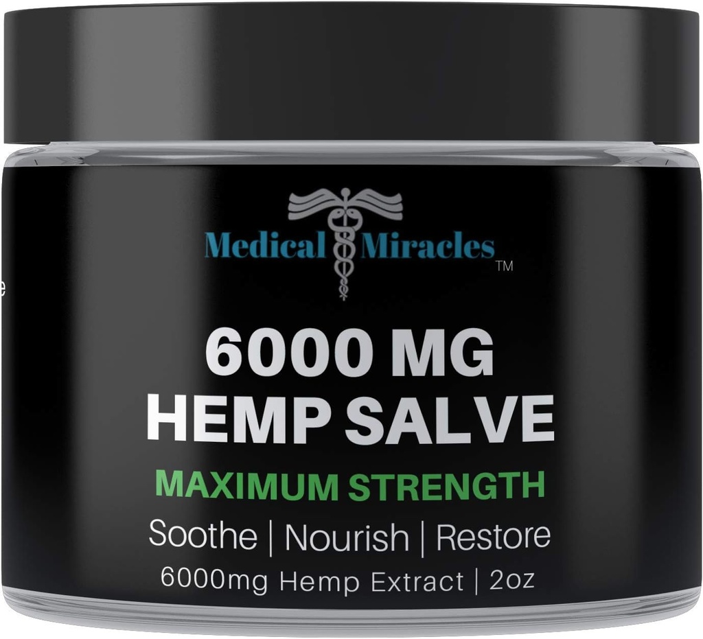 Lääketieteelliset ihmeet 6000 MG Maximum Strength Parannus Salve käyttö HIPS, nivelet, kaula, takaisin. Made with The Finest Available Ingredients