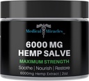 Medicinska mirakel 6000 MG Maximal Strength Healing Salve Använd för HIPS, Joints, Neck, Back. Tillverkad med de finaste tillgängliga ingredienserna