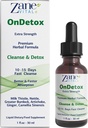 Zane OnDetox 10 - 15 dagar snabb rengöring och support | Detox & Repair Supplement med mjölk Thistle, Nettle, Greater Burdock, Artichoke & More | Vegan | Non-GMO | Gluten-Free | 1 Fl Oz. - 30ml