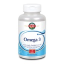KAL Omega 3 | Omega-3 Fiskolja för hälsosamt hjärta, Joint & Brain Support | 180mg EPA, 120mg DHA (120 CT, 120 Serv)