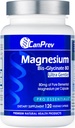 CanPrev Magnesium Biglysinate Chelated 80mg Ultra Gentle 120 V-kapselit 120 päivän toimitus - Tuki lihasfunktio, luun vahvuus ja rentoutuminen, puhdas magnesiumbisglysinaatti Formula, edistää mukavuutta ja tasapainoa