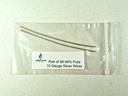 Rena Silver Generator Wires - 9999 Silver Electrodes - Pre-Cut 6-tums 10 Gauge Wires - Fits LifeForce Generators