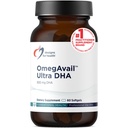 Designs for Health OmegAvail Ultra DHA - Mycket koncentrerad DHA Triglyceride Fish Oil, TG Fish Oil med 500mg DHA + 100mg EPA - No Fishy Aftertaste (60 Softgels)
