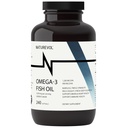 Triple Strength Omega 3 Fish Oil 4200mg - Burpless | Över 2200mg Omega 3 Fatty Acids | 1200mg EPA + 900mg DHA | Bästa väsentliga fettsyror | Wild Caught / Deep Sea Fish, Lemon Flavored - 240 Softgels