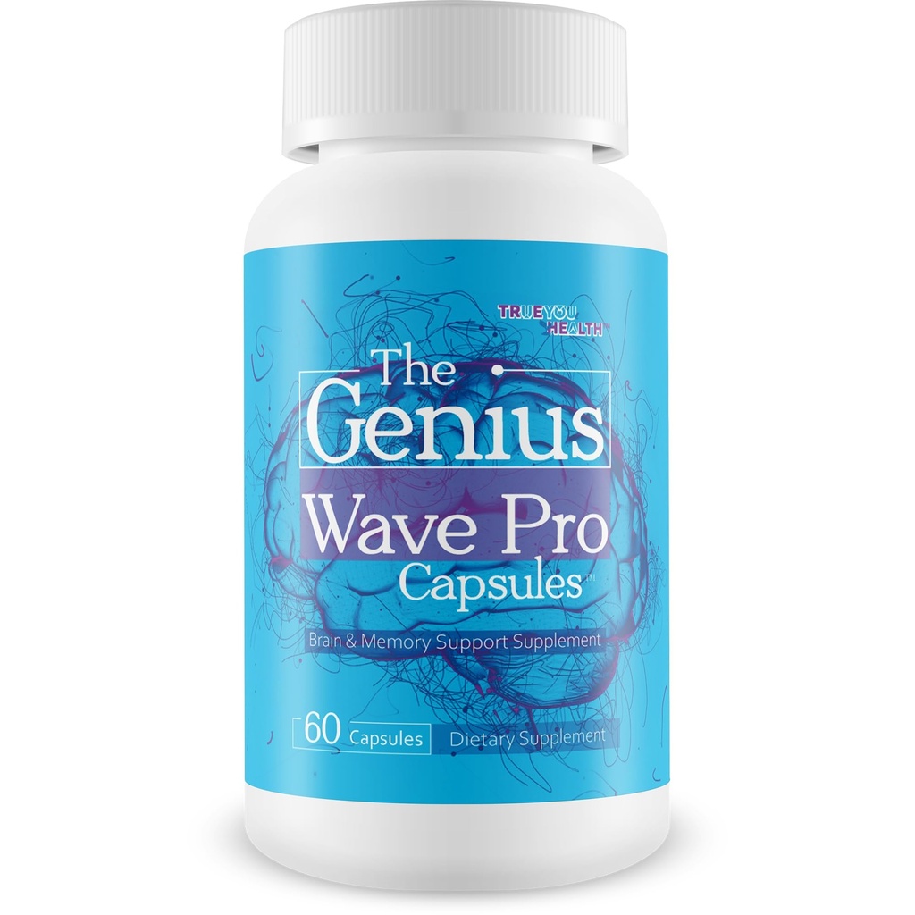 Nerous Wave Pro Kapselit - Paras aivolisäkkeet muistia ja keskittyä - Muisti vitamiinit muistia ja aivot Focus - Muisti Focus täydentää aivot - Muisti vitamiinit aivot naisille ja miehille