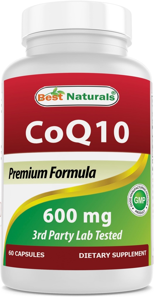 Best Naturals CoQ10 600 mg 60 kapselia (817716013725)