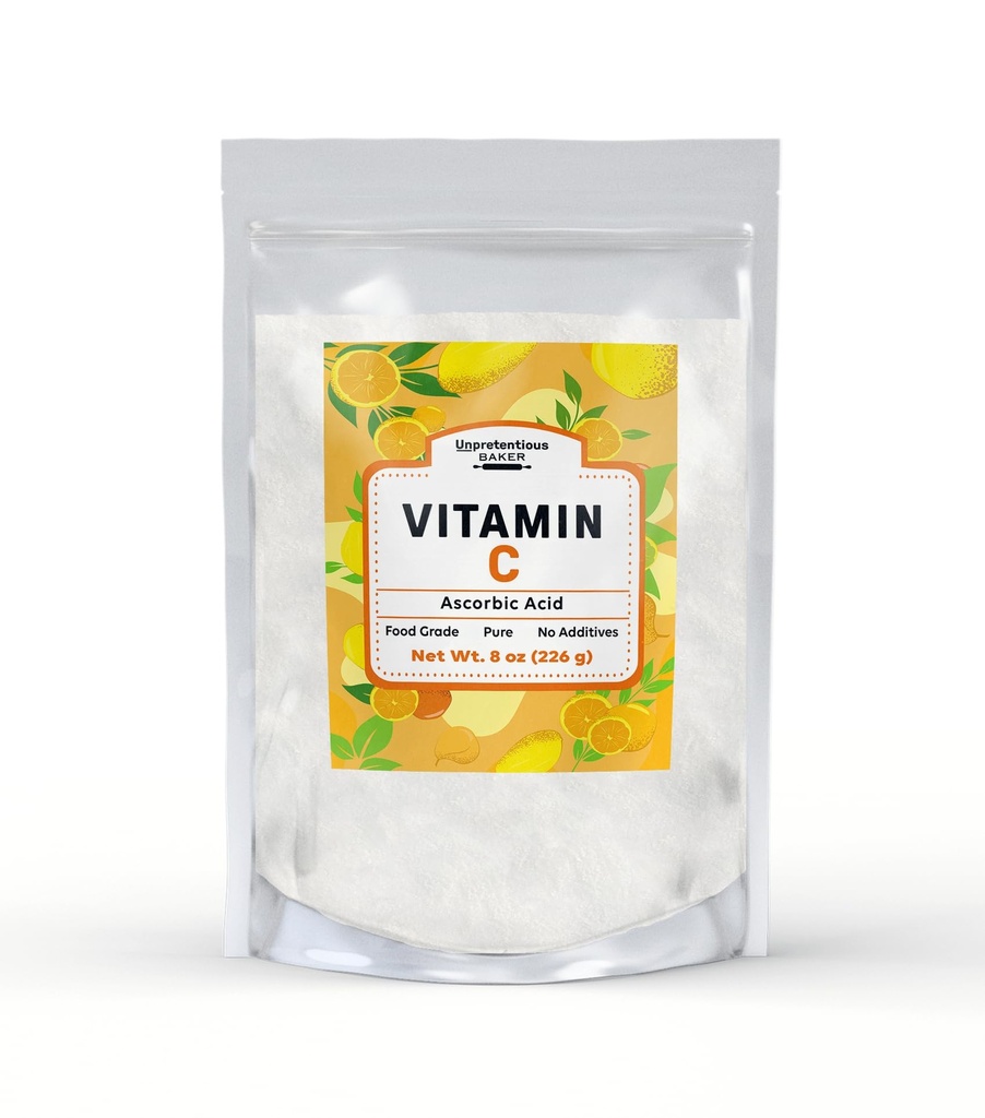 Opretentiös Vitamin C Powder Baker Ascorbic Acid, Återförsäljbar Bag