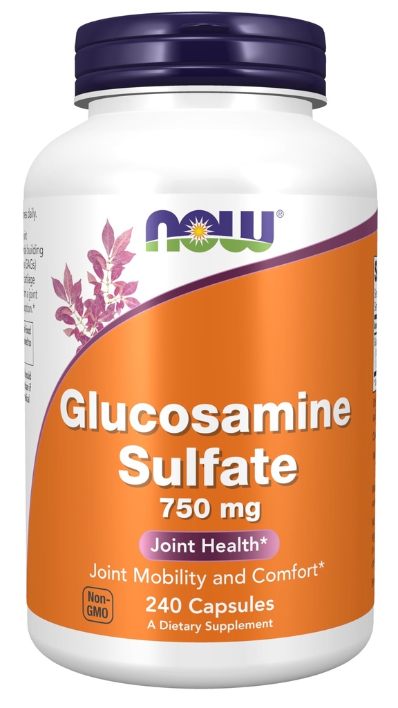 NYT Ruokalisät, Glukosamiinisulfaatti 750 mg, UL-ruokavaliovalmisteen sertifiointi, 240 Veg kapselia