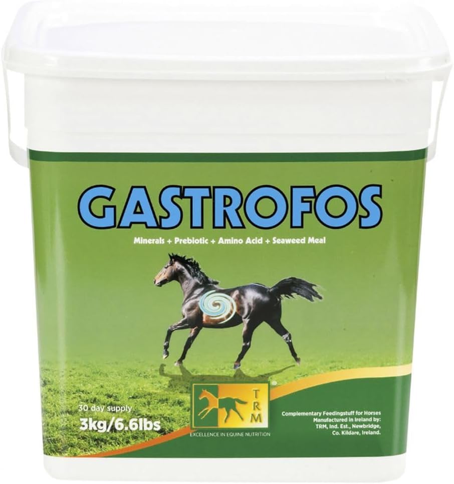 TRM Gastrofos Horse Feed Digestive Supplement för Ulcer Acid Reflux Prevention och Healthy Digestion | Neutraliserar magsyra - 6,6 lb (3kg) - 6,6 lb