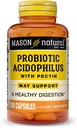 Mason Natural Acidophilus Pektiinikapselit, Ruoansulatus - 100 Ea