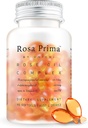 Unichi Rose Oil E-vitamiini täydentää ihon terveyden ja uudistumisen, kuukautiskierron mood hallinta, hengitystä uudelleen, 90 Softgels