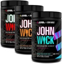 Jacked Factory X John Wick - Wick Mode Pre Treenout Powder - Intense Energy, Battle-Ready Focus, pysäyttämätön sitoutuminen, ja Sheer Will - 120 Palvelimet (3-Pack)