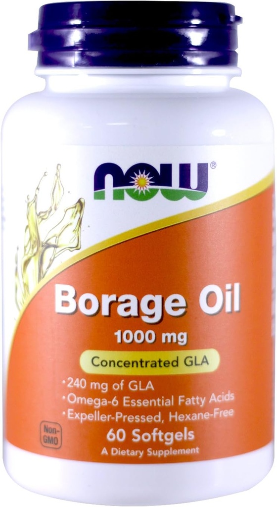 NYT Borage Oil 1000mg, 60 Softgels (pakkaus 2)