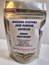 Moringa Oleifera Malunggay Seed Powder Capsules - Non GMO - All Natural Herbal Supplement (100)