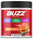 Aamu Buzz Energy Drink Powder - Energy Boost Drink Mix - Sokeritonta energiaa antioksidantteja - Aamu Kickstart ja Urheilu ravitsemus Endurance Tuote - 30 Tarjoilut, Hedelmän nippu, 7,9 Ounces