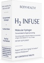 BodyHealth H2 Infuse Molecular Hydrogen tabletter, tabletter för dricksvatten, Elemental Magnesium för att stödja metabolism med molekylärt vätevatten - 60 tabletter
