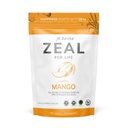 Zurvita Zeal for Life Wellness Drink Mix - Mango Flavor - Gluten-Free, Vegan, med Biotin, Vitaminer B12, C, D, E, Iron, Magnesium - 30 portioner (420g)