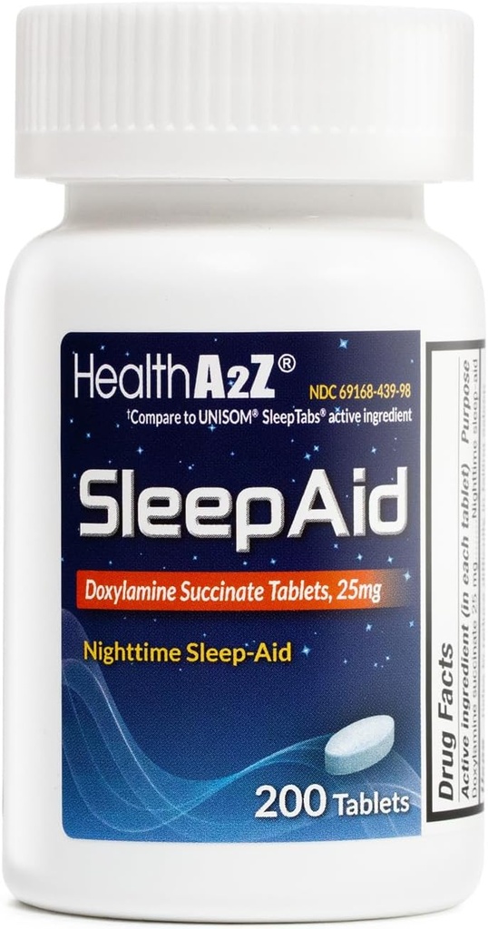 HealthA2Z® Lepotila Doxylamiini Succinate 25 mg (200)