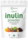 Mikro-aineet Organic Inulin FOS kuitu jauhe, 2,2 lb 