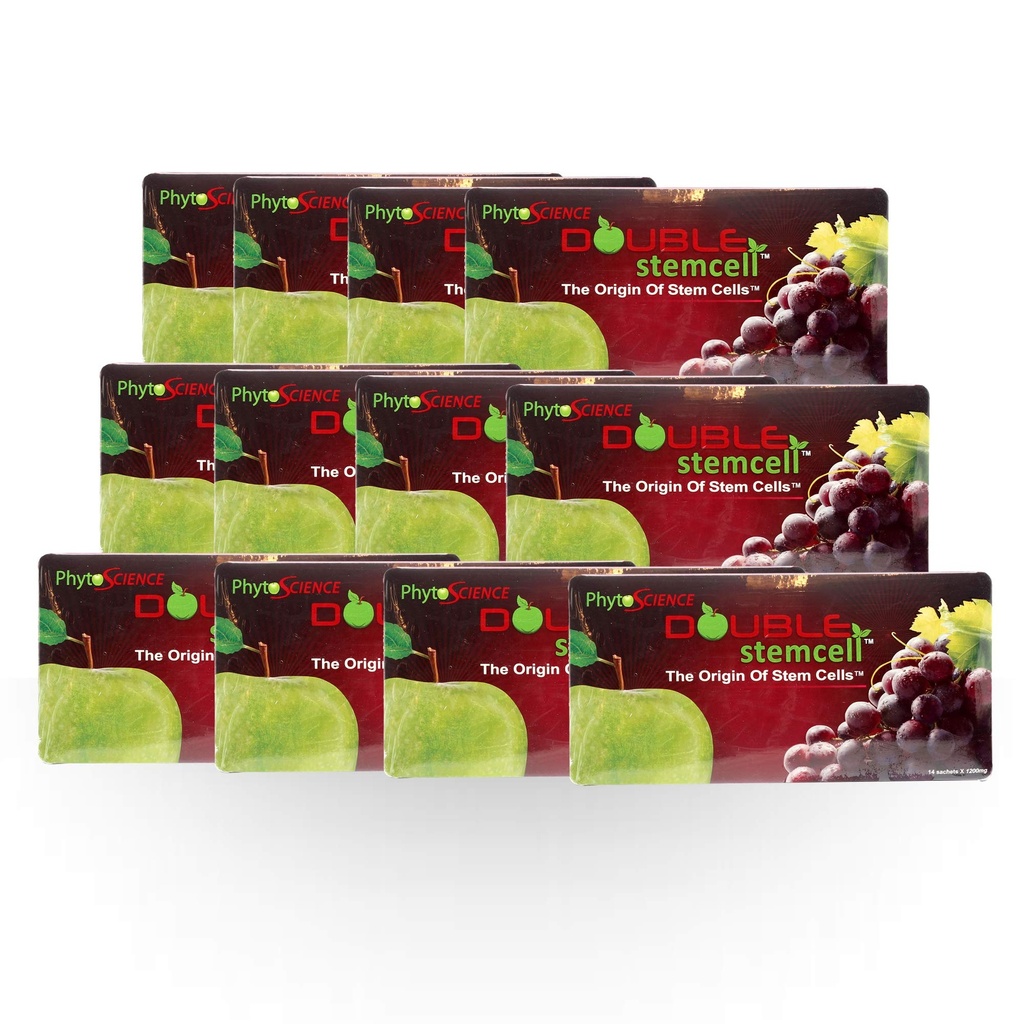 (Sveitsin laatu Formula) 12x PhytoScience PhytoCellTec Apple Grape Double StemCell kantasolu anti ikääntyminen