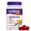 Natrol Kids Melatoniini Gummies 1mg, Lasten melatoniini lepoun, 140 Vadelma-Flavored Uni Gummies, 140 päivän tarjonta
