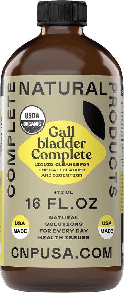 Complete Natural Products Sappirakko Täydellinen - 16oz lasipullo, Sappirakon puhdistus täydentää