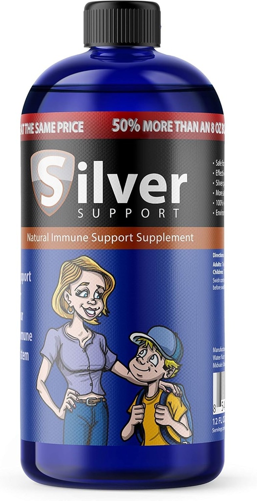 Puhdistettu ioni Silver Technology Nestemäinen immuuni Booster lapsille, lemmikit ja aikuiset parantaa hyvinvointia