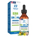 Ear Drops for Ear Infections - All Natural Mullein Garlic Oil for Earaches, Swimmer's Ear, Clogged Ears, Earwax Removal and Itchy Ears - Ear Care Treatment for Adults, Children and Pets, Made in USA