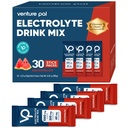 Venture Pal High Sodium Sugar Free Electrolytes Powder Packet - Hydration Packets med vitamin, natrium och kalium | Zero Calories | Vegan, Keto & Paleo Friendlyte Drink Mix - 30 Sticks