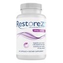 RestoreZ Pysy unessa (60 kapselia) Natural Sleep Supplement - Säilytä pitkään lepoinen uni koko yön - ei-luontomainen unen apuväline