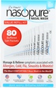 Nasopure Nasal Wash, Value Refill Kit, "The Nicer Neti Pot" Sinus Wash Kit, Bekväm Nasal Rinse 80 Salt Packets (3,75 Grams Varje), Nasal Congestion, Cold, Flu, Allergy, Nasal Irrigation System
