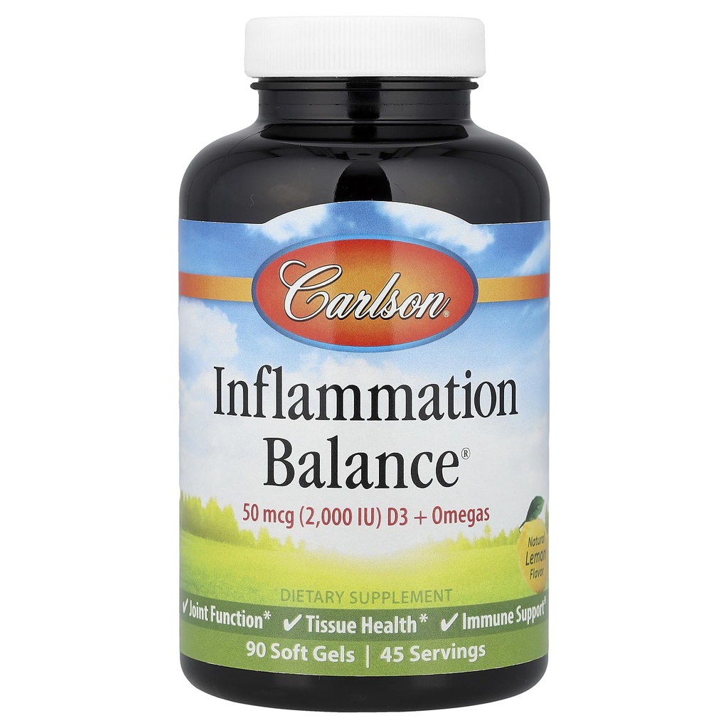 Carlson Labs Tulehdus Balance Multiravinteet, 90 Softgels