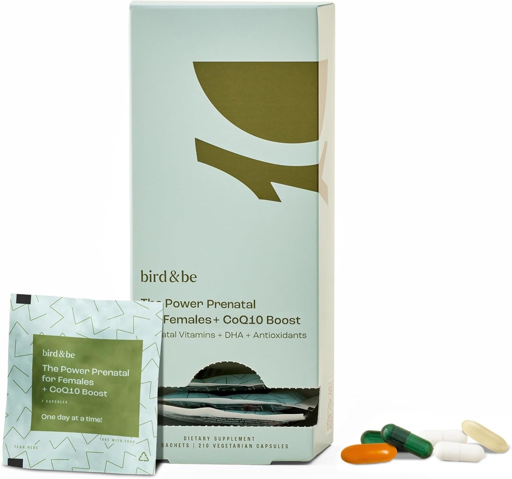 lintu &be Teho prenataali naisille Coq10 Boost