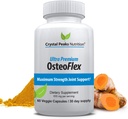 Organiska Curcuminoids Osteoflex - Natural Turmeric & Bioperine för optimal absorption och maximalt gemensamt stöd. 60 kapslar, 30-dagars leverans