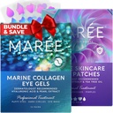 MAREE Eye Gels & Acne Сlearing Devices Bundle - Under Eye Gels för Puffy Eyes och Dark Circles, Hydrocolloid Acne Therapy Device - Marine Collagen & Hyaluronic Acid, Green Algae Extract & Tea Tree Oil