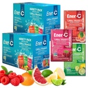 Ener-C Multivitamiini Drink Mix - Vitamiini Packets vettä, Elektrolyyttejä Powder Packets, Vitamiini Drink Mix, Hydraation Liquid Mix, Immuno Booster aikuisille, Tervettä energiaa - Variety Pack, 60