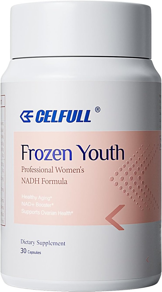 CELFULL Inositol Supplement,Myo-Inositol & D-Chiro Inositol Blend with NADH & PQ ja Folate - Ihanteellinen 40:1 suhde - Hormoni Balance & Terve munasarja tuki naisille, Vitamin B8