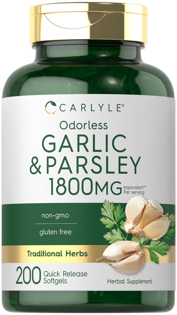 Carlyle Odorless Valkosipuli & Persilja 1800 mg 