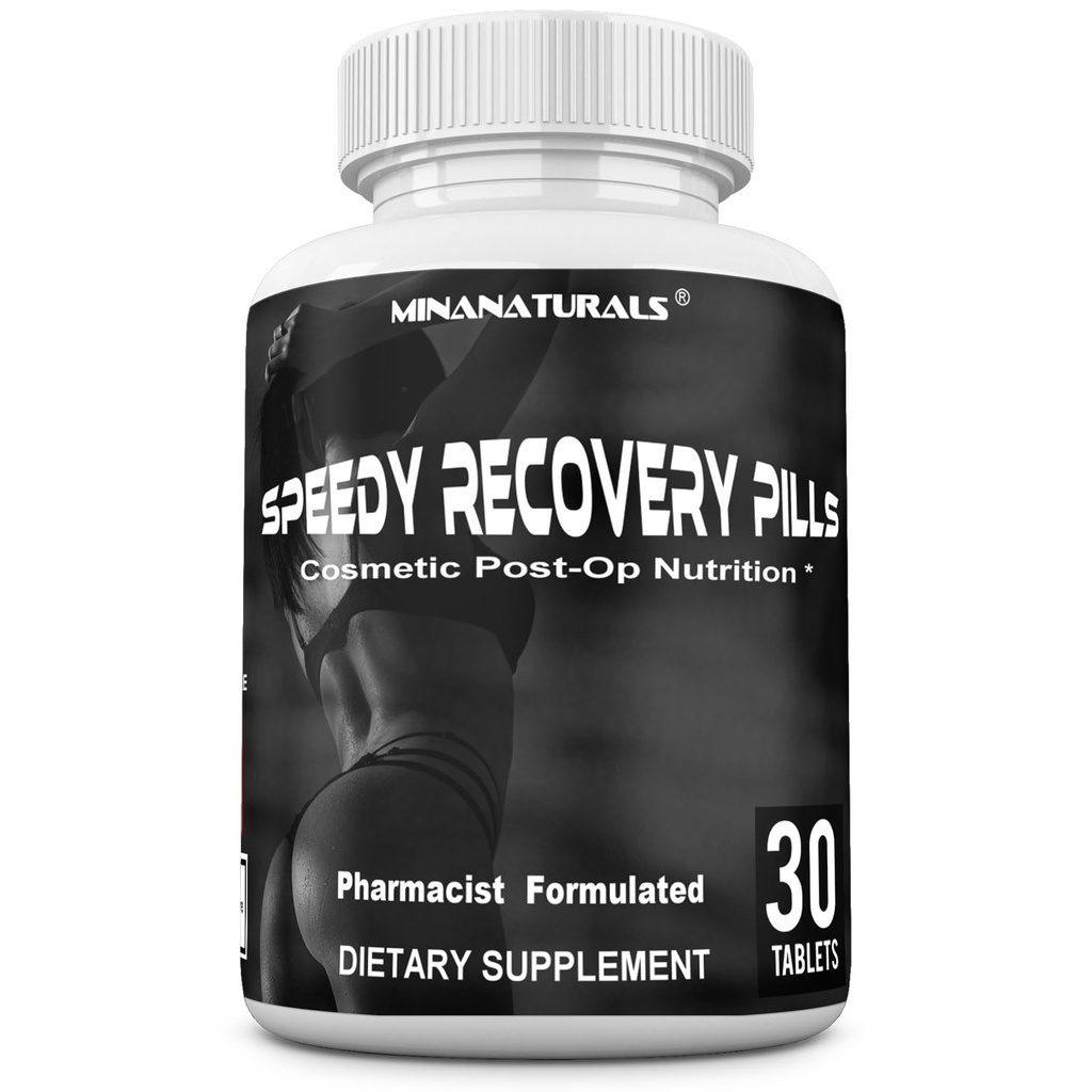 Speedy Recovery pillereitä post-OP Recovery Supplement. Arpi tuki vitamiineja. Edistää Collagen ja Fast Wound Healing. Erikoisesti suunniteltu post op kosmetiikkakirurgia. 30 tablettia