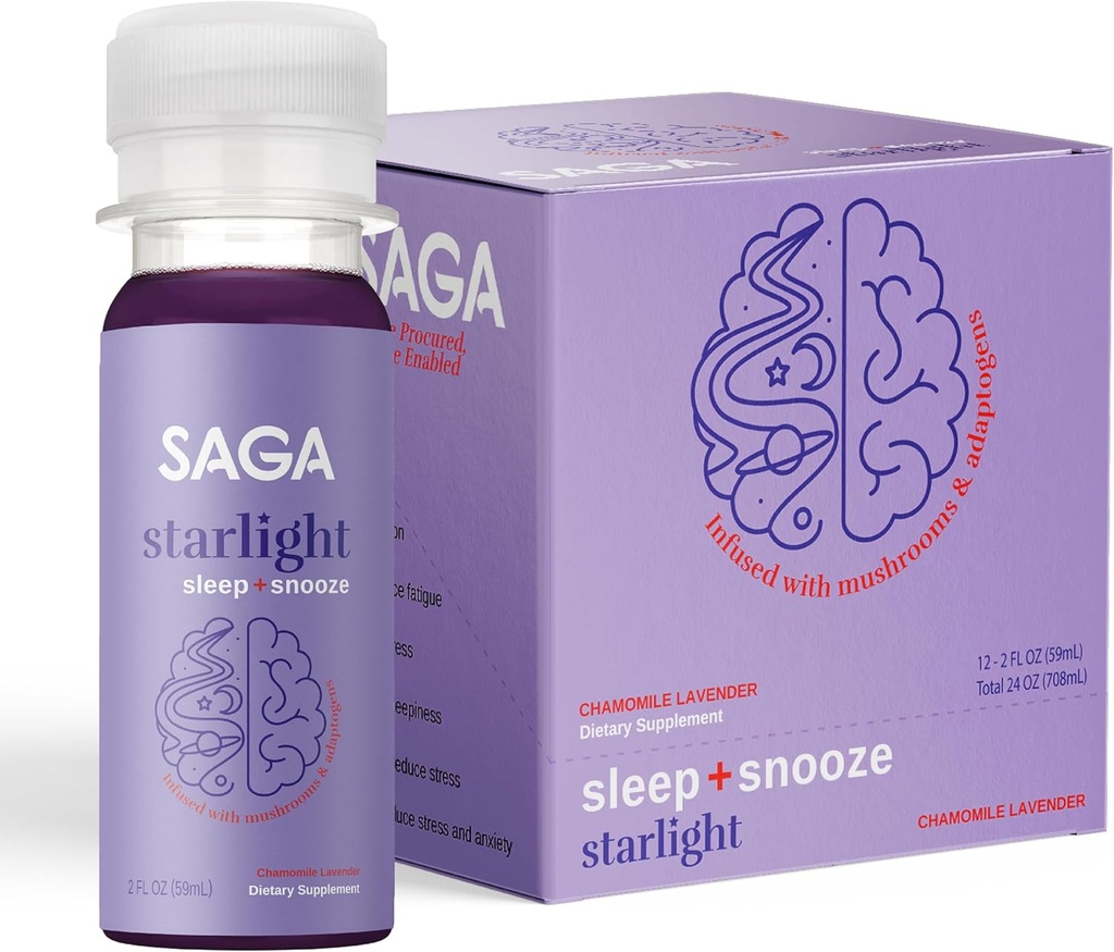 SAGA Starlight Organic Sleep Shots 
