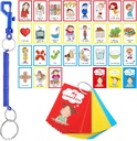 27 Autism Communication Cards Visual Aid Nonverbal Communication Board Puhe Viivästys Tunteet Tunteet Flash Cards Autism Erikoistarpeet Cue Cards Language Learning Lelut lapsille Aikuiset