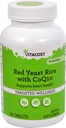 Vitacost Red Yeast Rice 1200 mg CoQ10 - laajennettu julkaisu - 60 tablettia