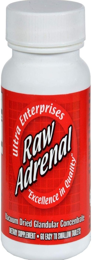 Ultra Glandulars Raw lisäravinteet, 200 Mg, 60