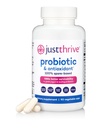 Just Thrive Probiootti & Antioksidantti täydentää - 100% Spore-Baseed Ruoansulatus-ja immuuni tuki - Gluteeniton, 90 Caps